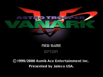 Vanark (US) screen shot title